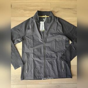 Smartwool Men’s Black Lightweight Full-Zip Shirt Jacket New